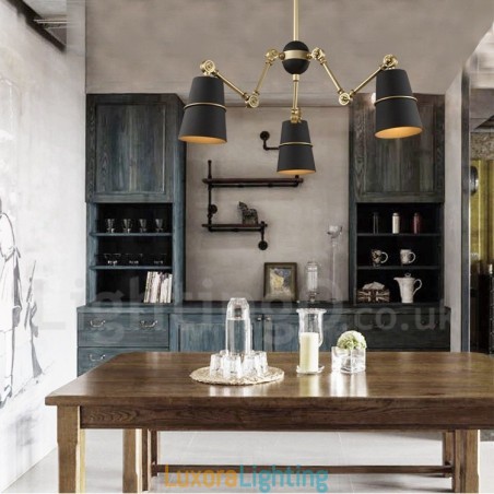 Designer Touch Decorative 3 Light Modern Contemporary Chandelier Lamp Light