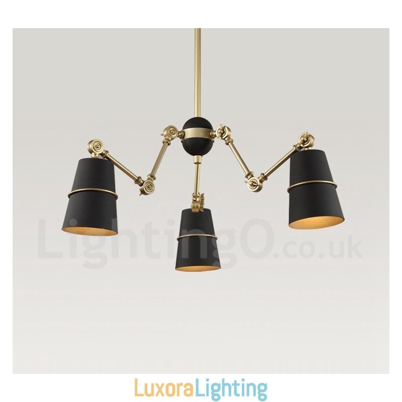 Designer Touch Decorative 3 Light Modern Contemporary Chandelier Lamp Light