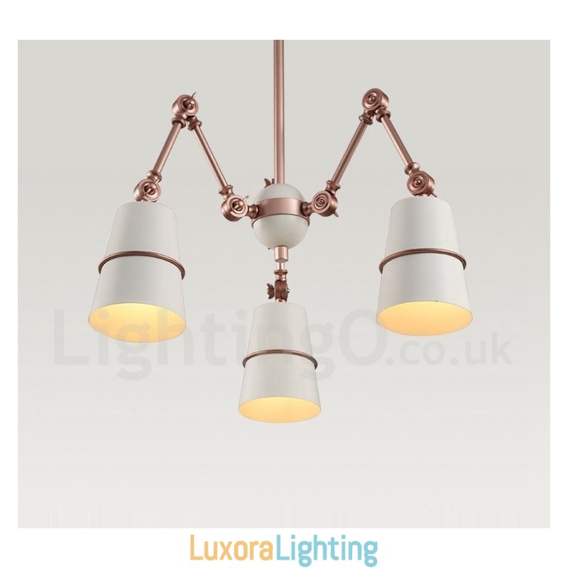 Designer Touch Decorative 3 Light Modern Contemporary Chandelier Lamp Light