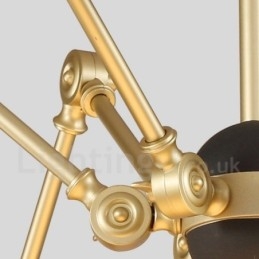 Designer Touch Decorative 3 Light Modern Contemporary Chandelier Lamp Light