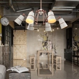 Designer Touch Decorative 6 Light Chandelier Lamp with Modern Contemporary Style Light