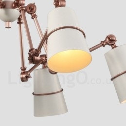 Designer Touch Decorative 6 Light Chandelier Lamp with Modern Contemporary Style Light