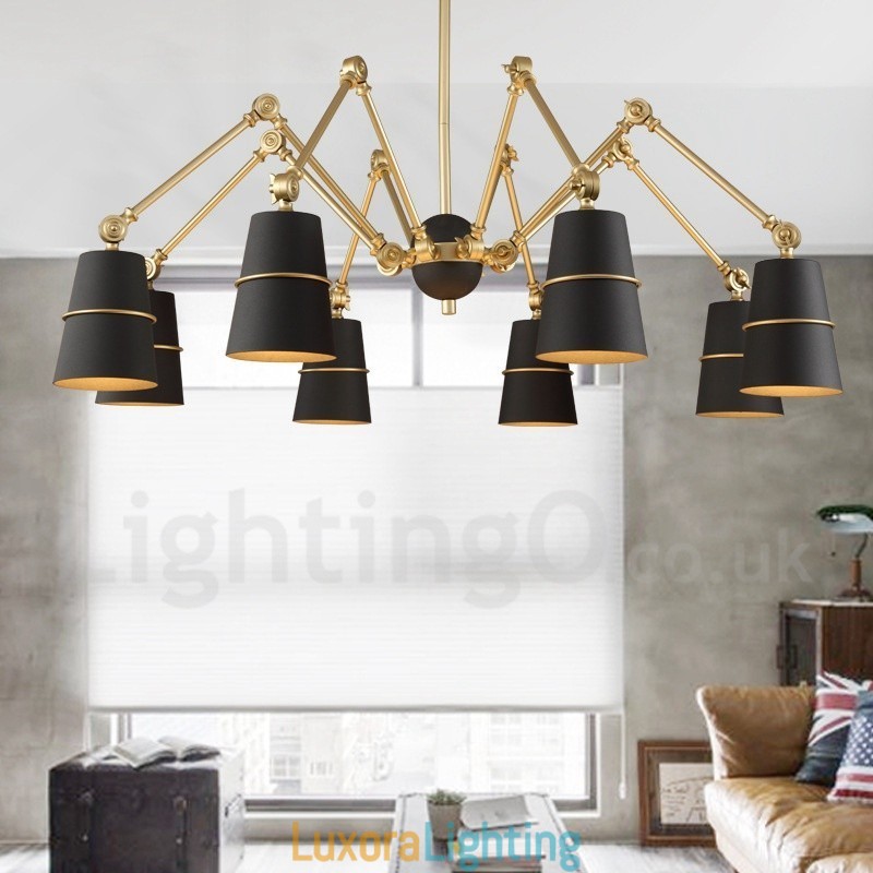 Designer Touch Decorative 8 Light Modern Contemporary Chandelier Lamp Light