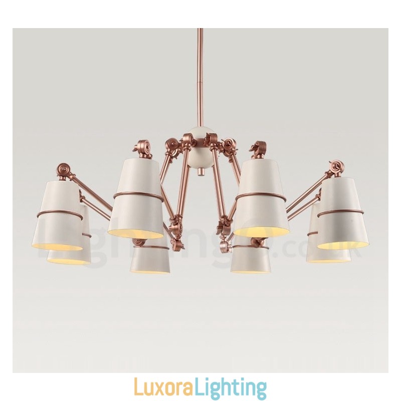 Designer Touch Decorative 8 Light Modern Contemporary Chandelier Lamp Light