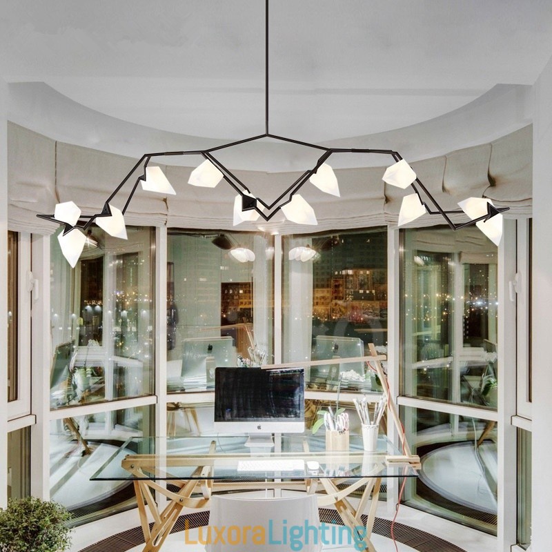 Designer Touch Decorative Modern Contemporary 8 Light Chandelier Lamp Light