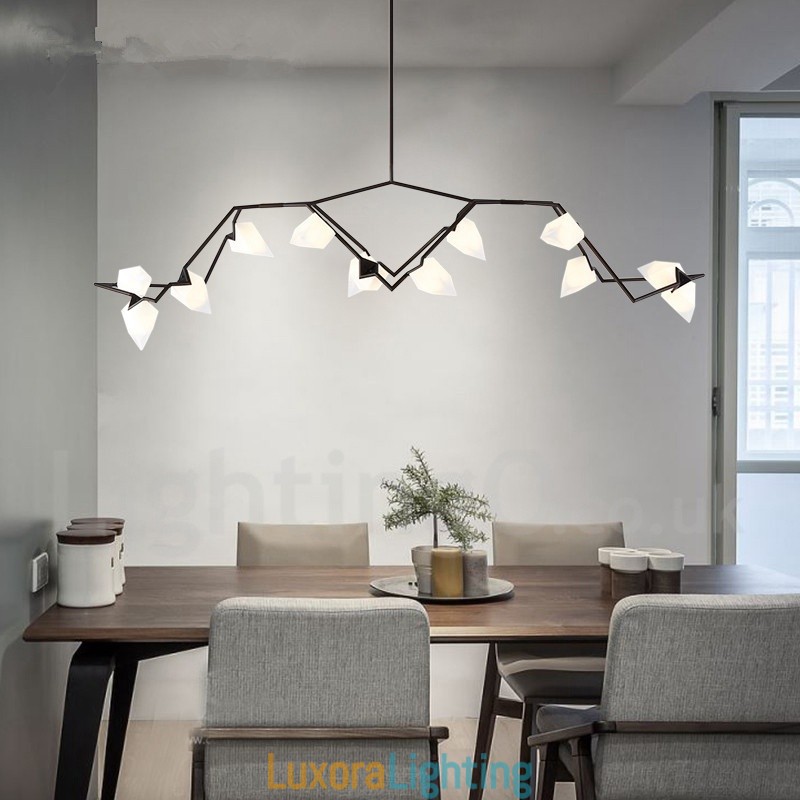 Designer Touch Decorative Modern Contemporary 8 Light Chandelier Lamp Light