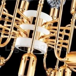 Designer Touch Decorative 4 Tier Modern Contemporary 16 Light Chandelier Lamp Light