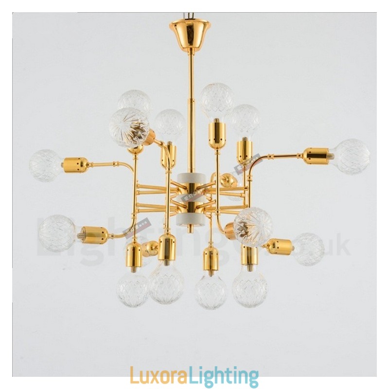 Designer Touch Decorative 4 Tier Modern Contemporary 16 Light Chandelier Lamp Light