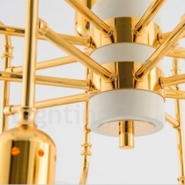 Designer Touch Decorative 4 Tier Modern Contemporary 16 Light Chandelier Lamp Light