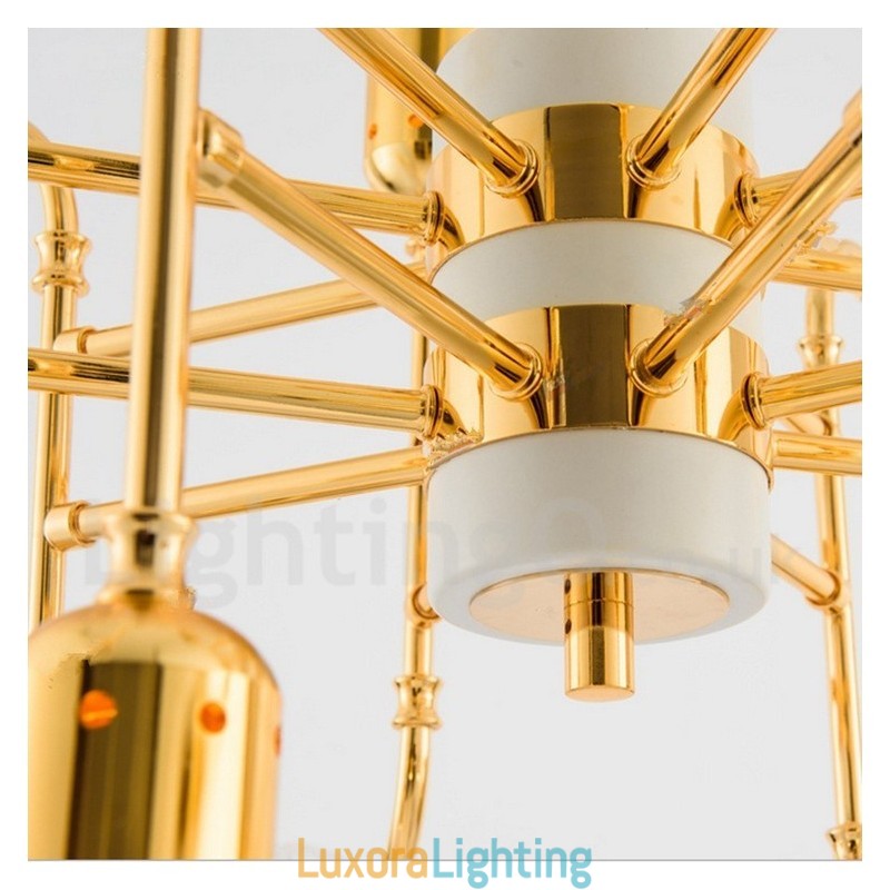 Designer Touch Decorative 4 Tier Modern Contemporary 16 Light Chandelier Lamp Light