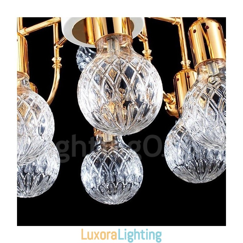 Designer Touch Decorative 4 Tier Modern Contemporary 24 Light Chandelier Lamp Light