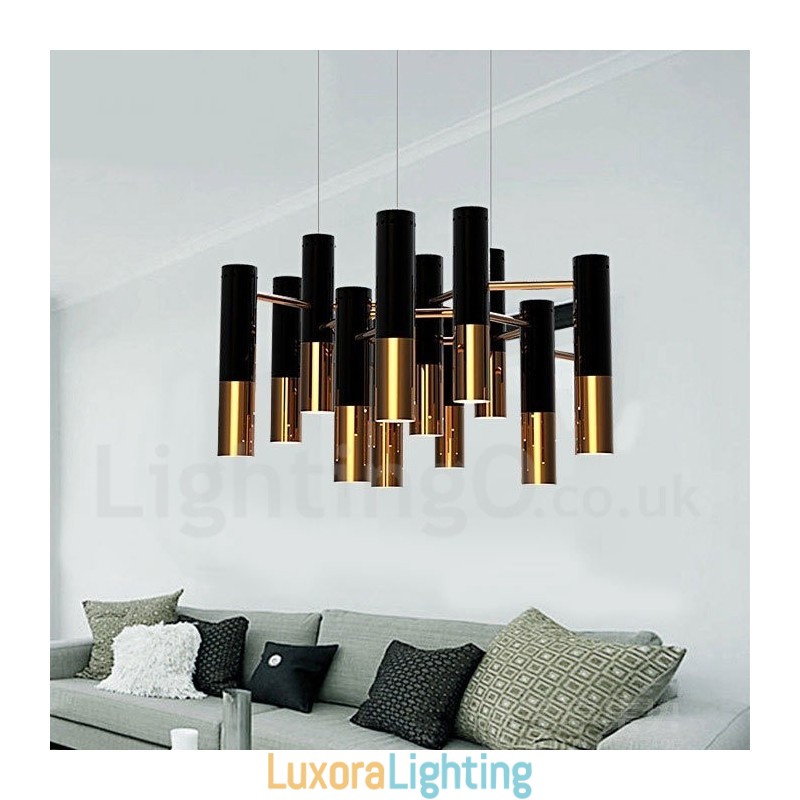 Designer Touch Decorative Modern Contemporary 13 Light Chandelier Single Tier Lamp Light