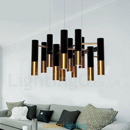 Designer Touch Decorative Modern Contemporary 13 Light Chandelier Single Tier Lamp Light