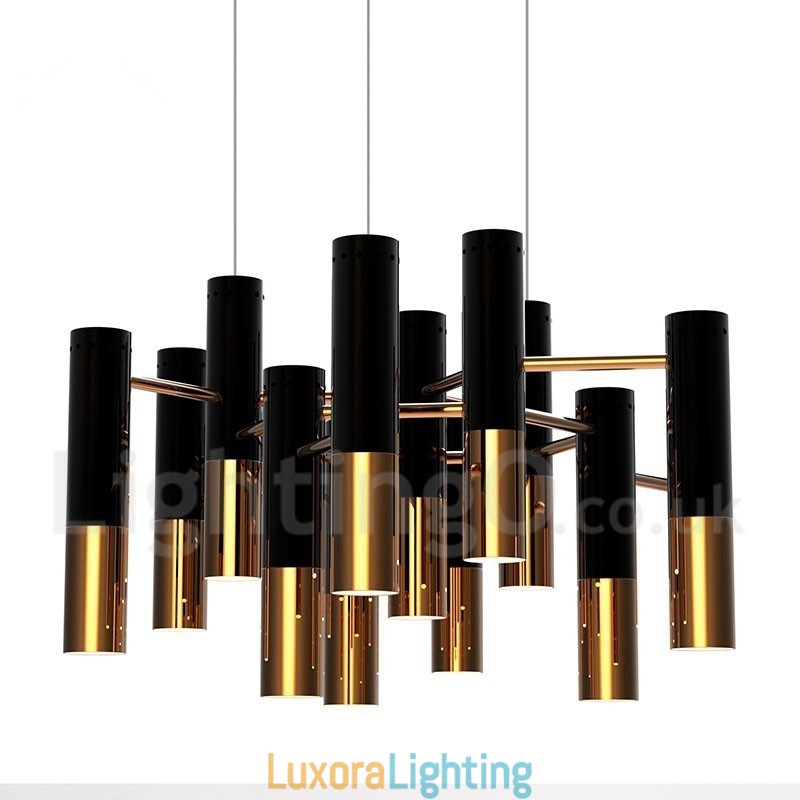 Designer Touch Decorative Modern Contemporary 13 Light Chandelier Single Tier Lamp Light