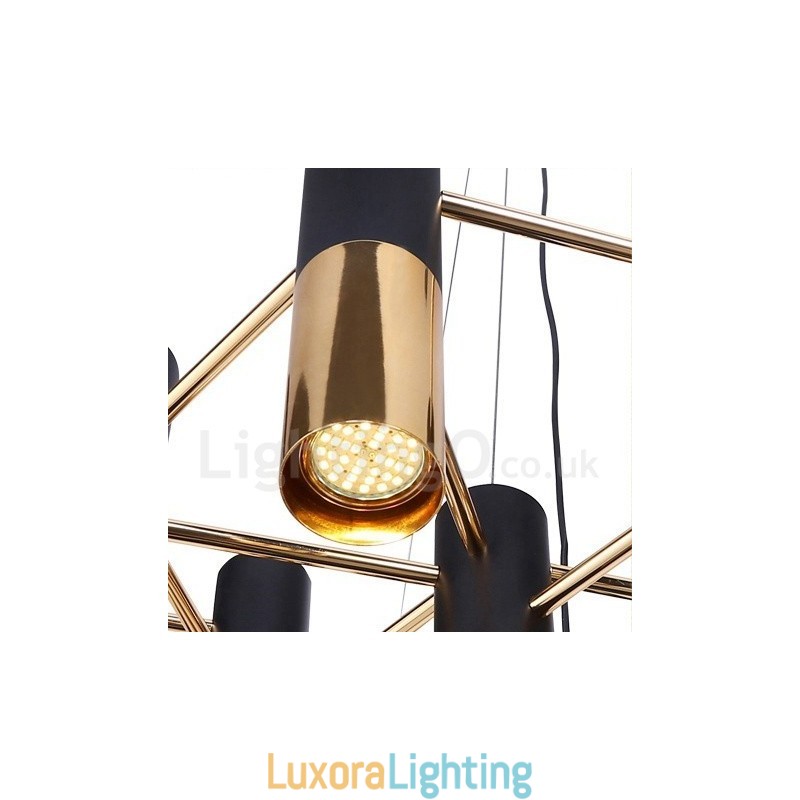 Designer Touch Decorative Modern Contemporary 13 Light Chandelier Single Tier Lamp Light