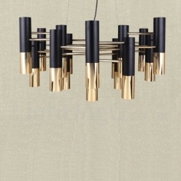 Designer Touch Decorative Modern Contemporary 19 Light Chandelier Single Tier Lamp Light