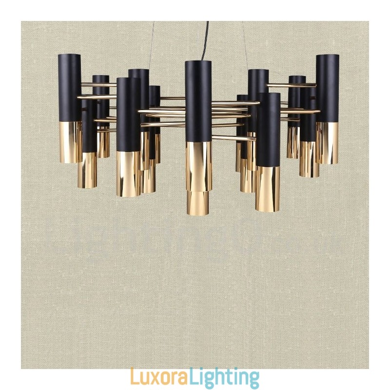 Designer Touch Decorative Modern Contemporary 19 Light Chandelier Single Tier Lamp Light