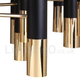 Designer Touch Decorative Modern Contemporary 19 Light Chandelier Single Tier Lamp Light