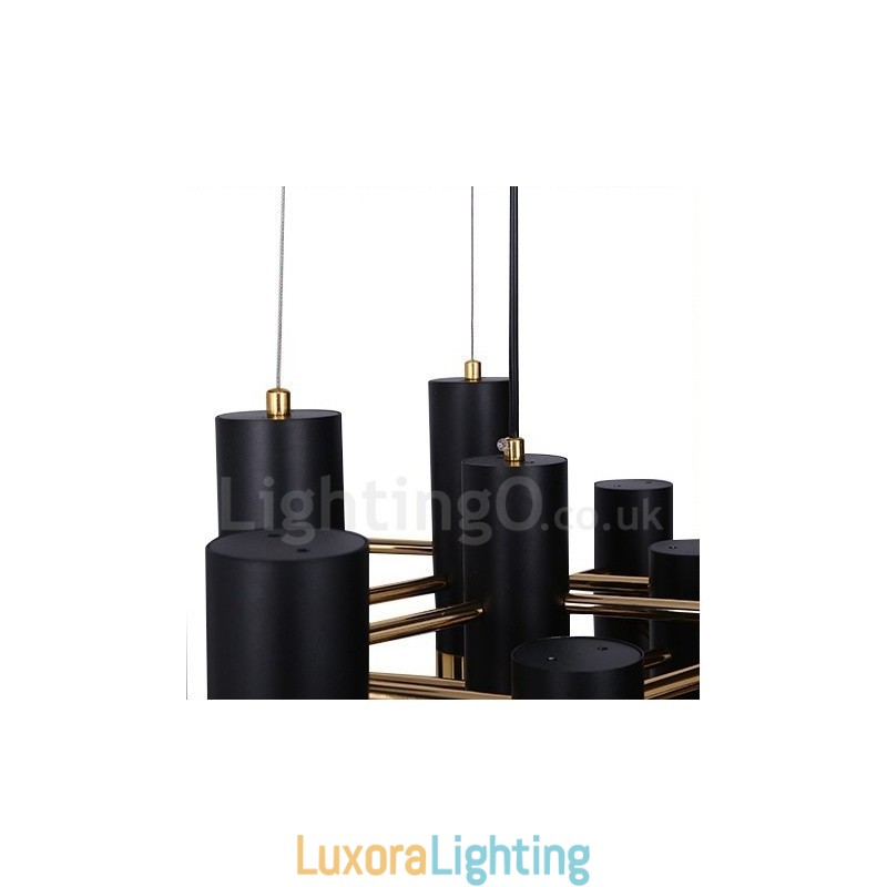 Designer Touch Decorative Modern Contemporary 19 Light Chandelier Single Tier Lamp Light