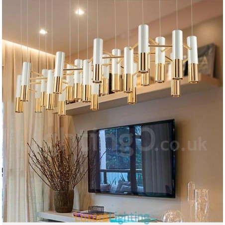 Designer Touch Decorative Modern Contemporary 22 Light Chandelier Single Tier Lamp Light