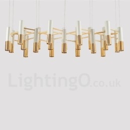 Designer Touch Decorative Modern Contemporary 22 Light Chandelier Single Tier Lamp Light