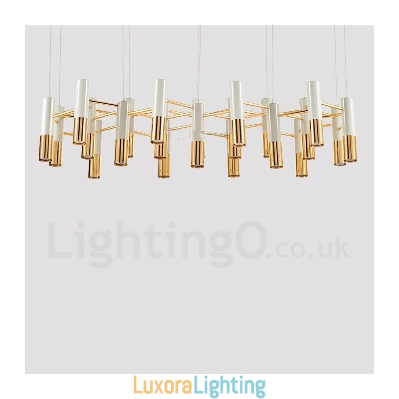 Designer Touch Decorative Modern Contemporary 22 Light Chandelier Single Tier Lamp Light