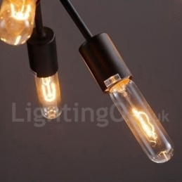 Designer Touch Decorative 12 Light Retro Vintage Sputnik Chandelier