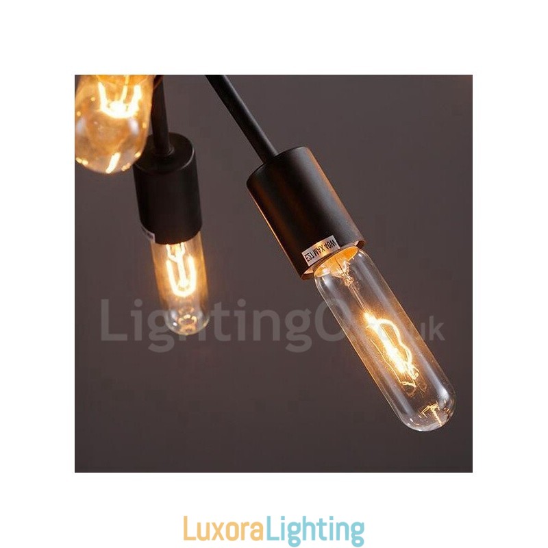 Designer Touch Decorative 12 Light Retro Vintage Sputnik Chandelier