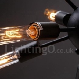 Designer Touch Decorative 12 Light Retro Vintage Sputnik Chandelier