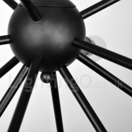 Designer Touch Decorative 16 Light Vintage Retro Sputnik Chandelier