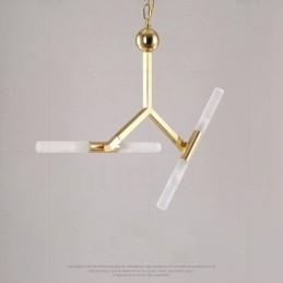 Designer Touch Decorative Modern Contemporary 2 Tier 4 Light Golden Chandelier Lamp