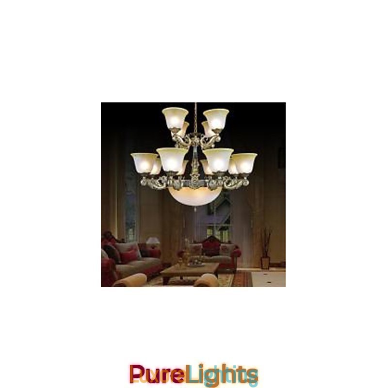 Designer Touch Decorative Chandelier Traditional Classic Vintage Retro Metal