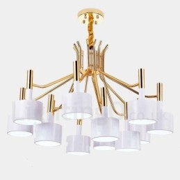 Designer Touch Decorative Modern Contemporary 12 Light 2 Tier Chandelier Lamp Light