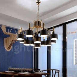 Designer Touch Decorative Modern Contemporary 12 Light 2 Tier Chandelier Lamp Light