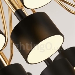 Designer Touch Decorative Modern Contemporary 12 Light 2 Tier Chandelier Lamp Light