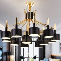 Designer Touch Decorative 15 Light 2 Tier Modern Contemporary Style Chandelier Lamp Light