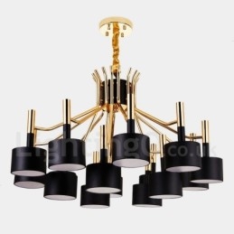 Designer Touch Decorative 15 Light 2 Tier Modern Contemporary Style Chandelier Lamp Light