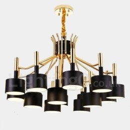 Designer Touch Decorative 15 Light 2 Tier Modern Contemporary Style Chandelier Lamp Light