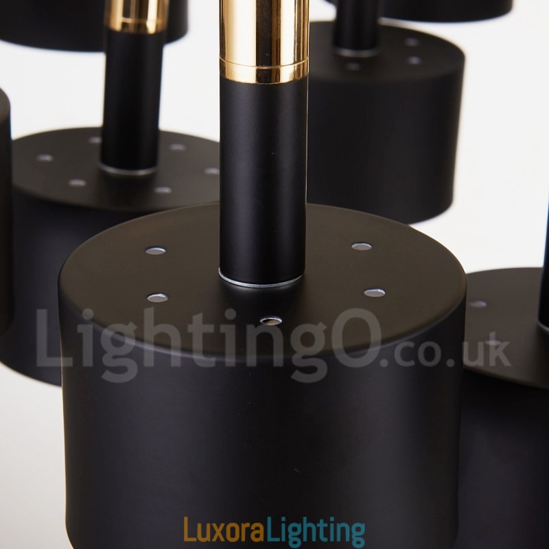 Designer Touch Decorative 15 Light 2 Tier Modern Contemporary Style Chandelier Lamp Light