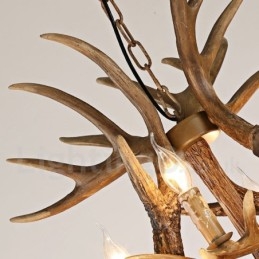 Designer Touch Decorative Vintage Country 12 Light Chandelier Light