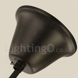 Designer Touch Decorative Country Retro 6 Light Single Tier Chandelier Lamp Light