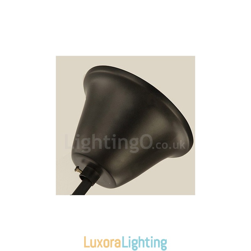 Designer Touch Decorative Country Retro 6 Light Single Tier Chandelier Lamp Light