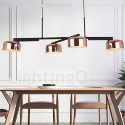 Designer Touch Decorative 4 Light Single Tier Modern Contemporary Rotatable Chandelier Light