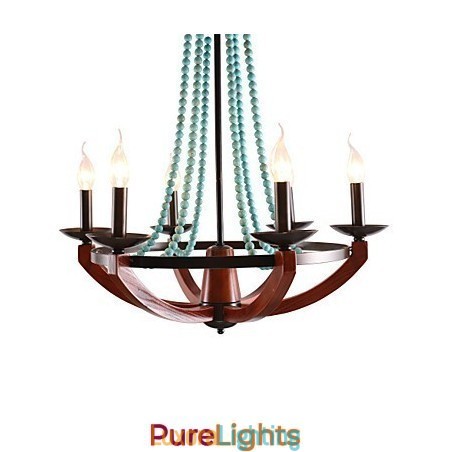 Designer Touch Decorative Bohemia 6 Simple European Mediterranean Head DropAmerican Country British Rural Living Lamps