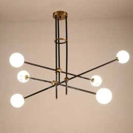 Designer Touch Decorative Modern Contemporary 6 Light 3 Tier Chandelier Light