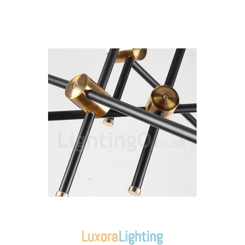 Designer Touch Decorative Modern Contemporary 6 Light 3 Tier Chandelier Light