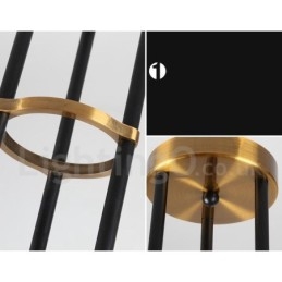 Designer Touch Decorative Modern Contemporary 6 Light 3 Tier Chandelier Light