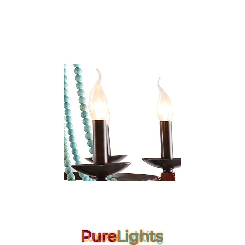 Designer Touch Decorative Bohemia 6 Simple European Mediterranean Head DropAmerican Country British Rural Living Lamps