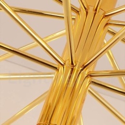 Designer Touch Decorative 40 Light Golden 2 Tier Modern Contemporary Chandelier Light Lamp