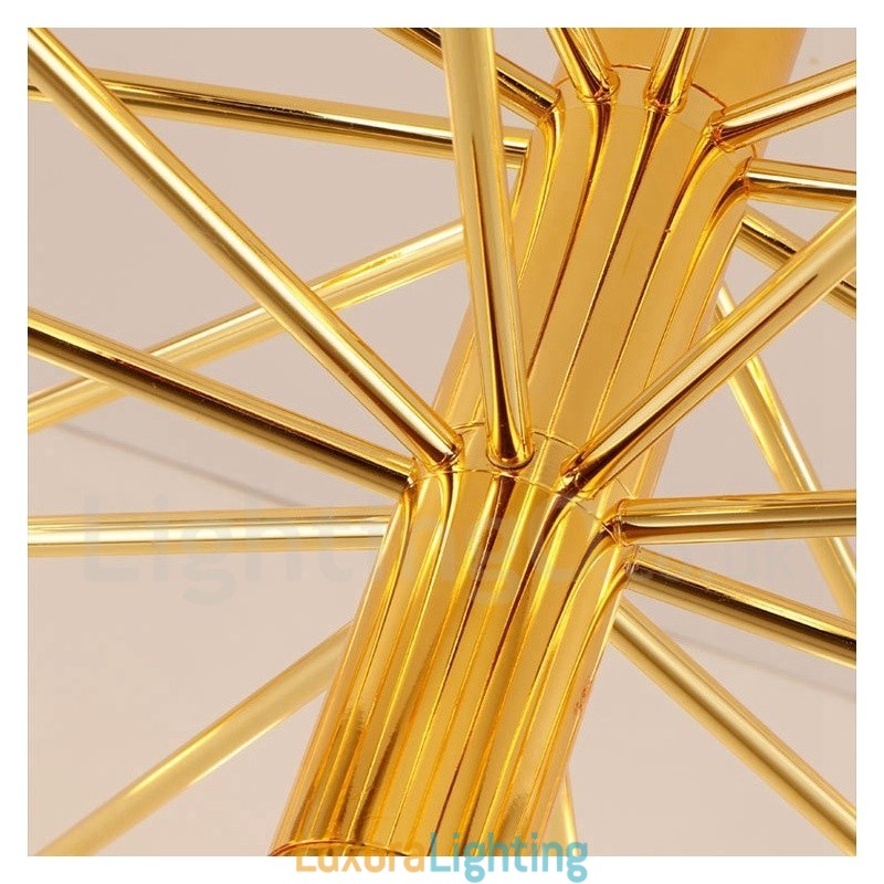 Designer Touch Decorative 40 Light Golden 2 Tier Modern Contemporary Chandelier Light Lamp